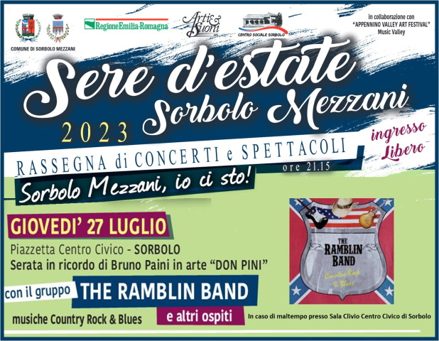 Rassegna "Sere d'estate": concerto della The Ramblin Band