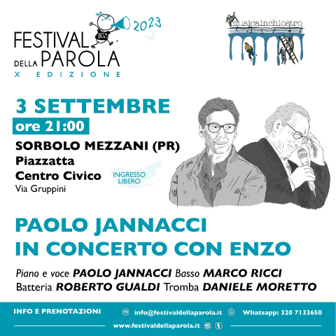 Paolo Jannacci in concerto con Enzo