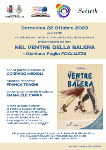 Presentazione libro "Nel ventre della balera" di Gianluca Foglia