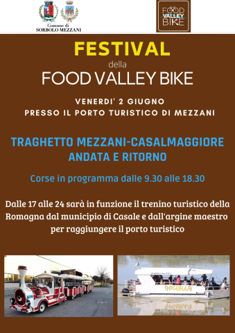 Festival della food valley bike: gli eventi a sorbolo mezzani