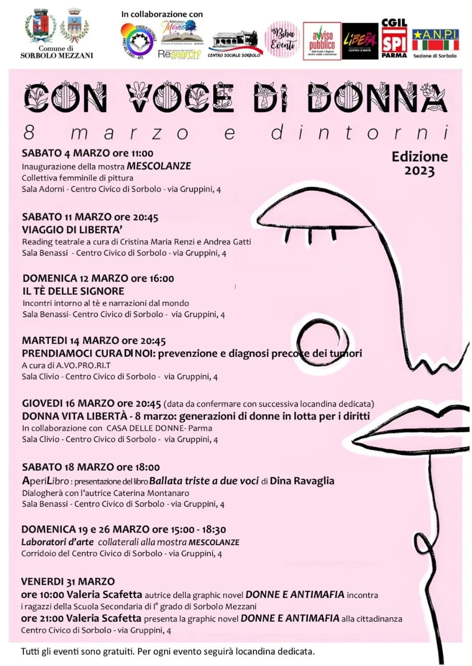 Parte la rassegna "con voce di donna-8 marzo e dintorni"