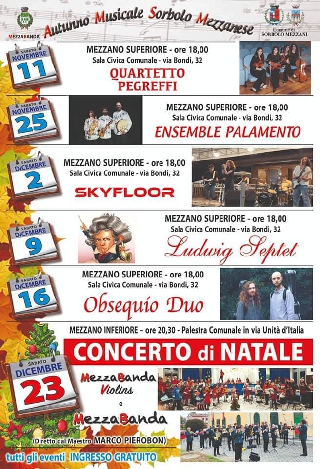 Autunno musicale sorbolo mezzanese: Concerto di Natale