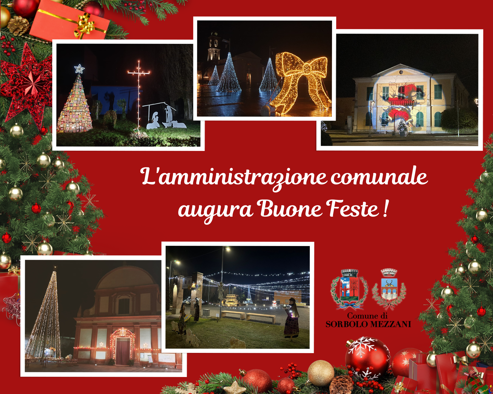 AUGURI DALL'AMMINISTRAZIONE COMUNALE