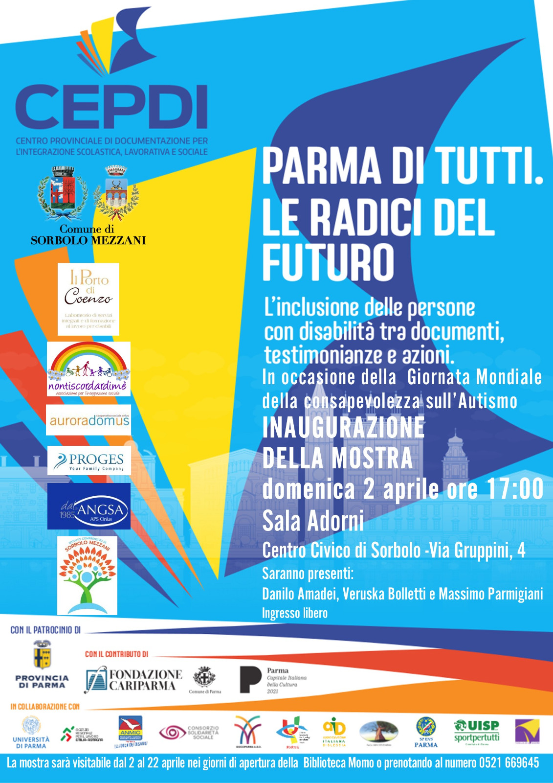 Domenica 2 aprile l'inaugurazione della mostra "parma di tutti. le radici del futuro"