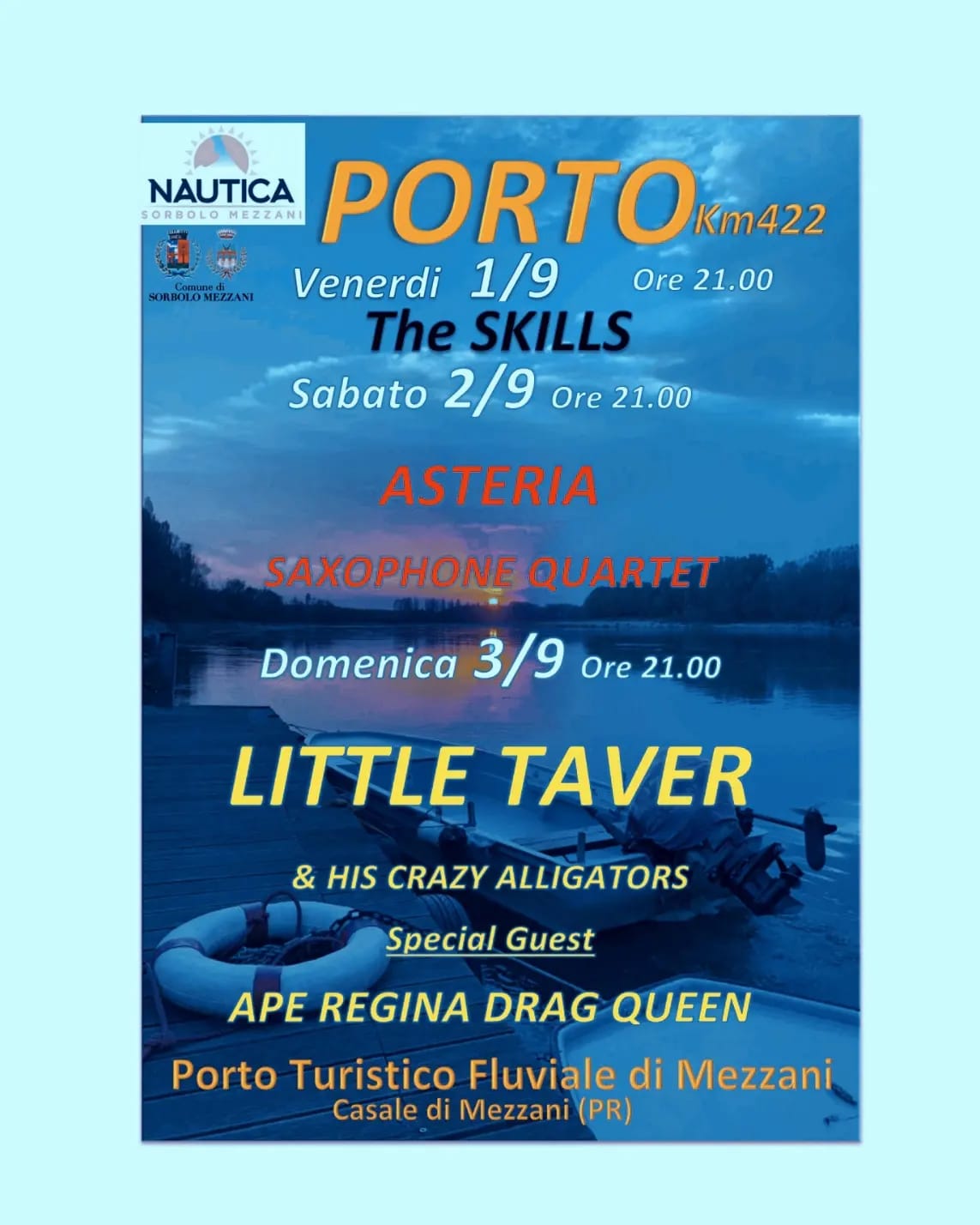 Weekend al porto di Mezzani