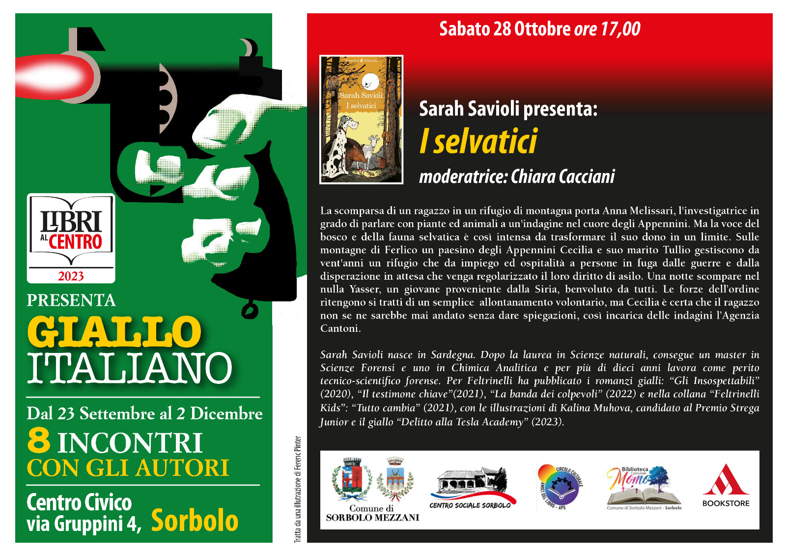 "Libri al centro", incontro con Sarah Savioli