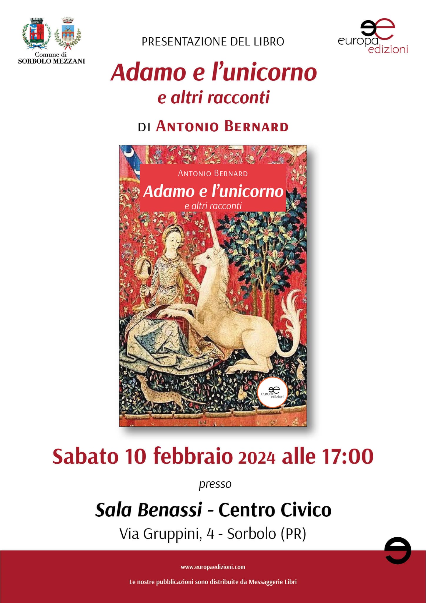 Presentazione libro "Adamo e l'unicorno e altri racconti"