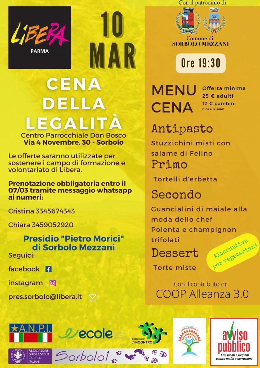 Cena della legalità