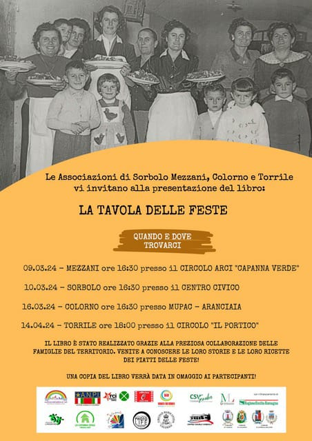 Presentazione libro "La tavola delle feste"