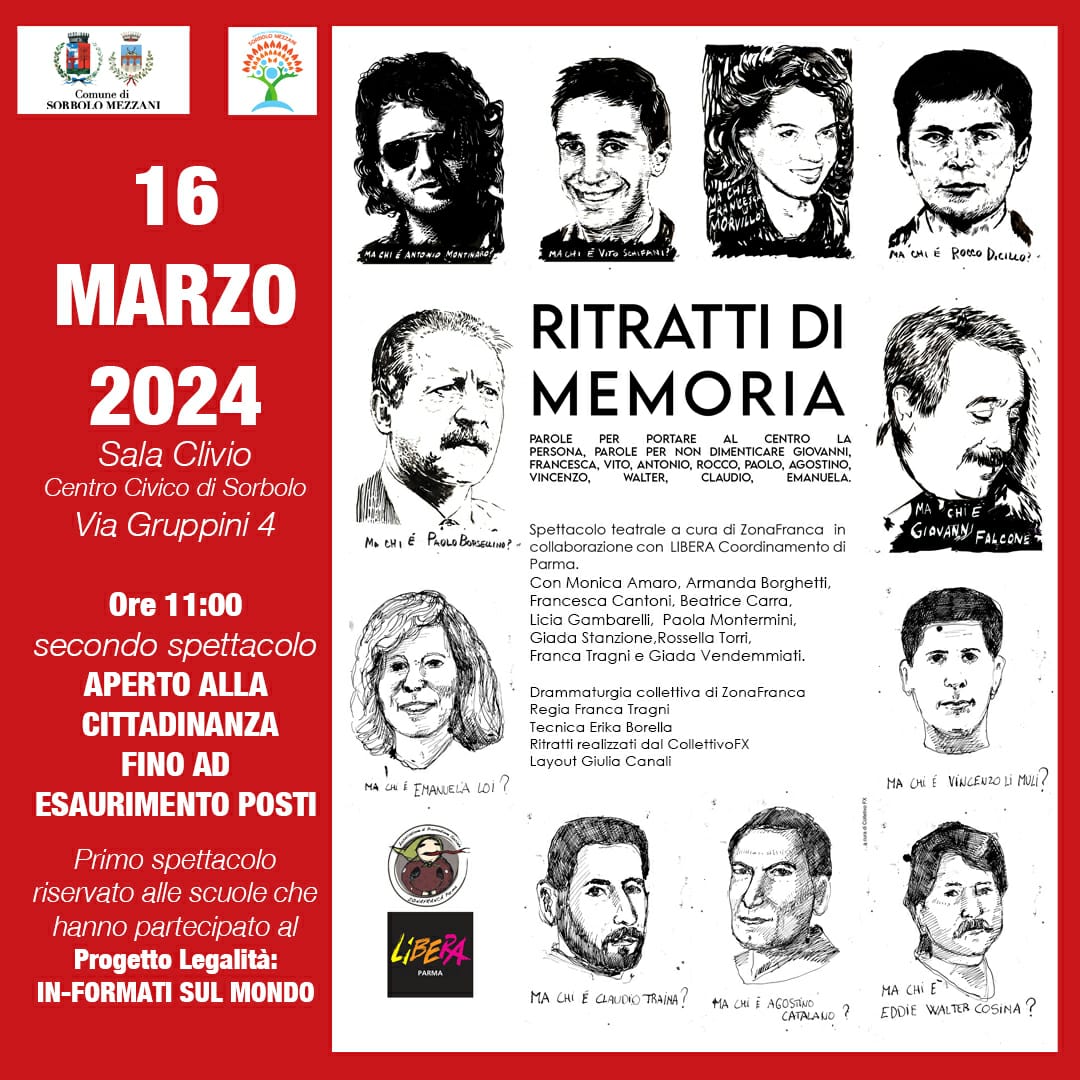 Spettacolo "Ritratti di memoria"