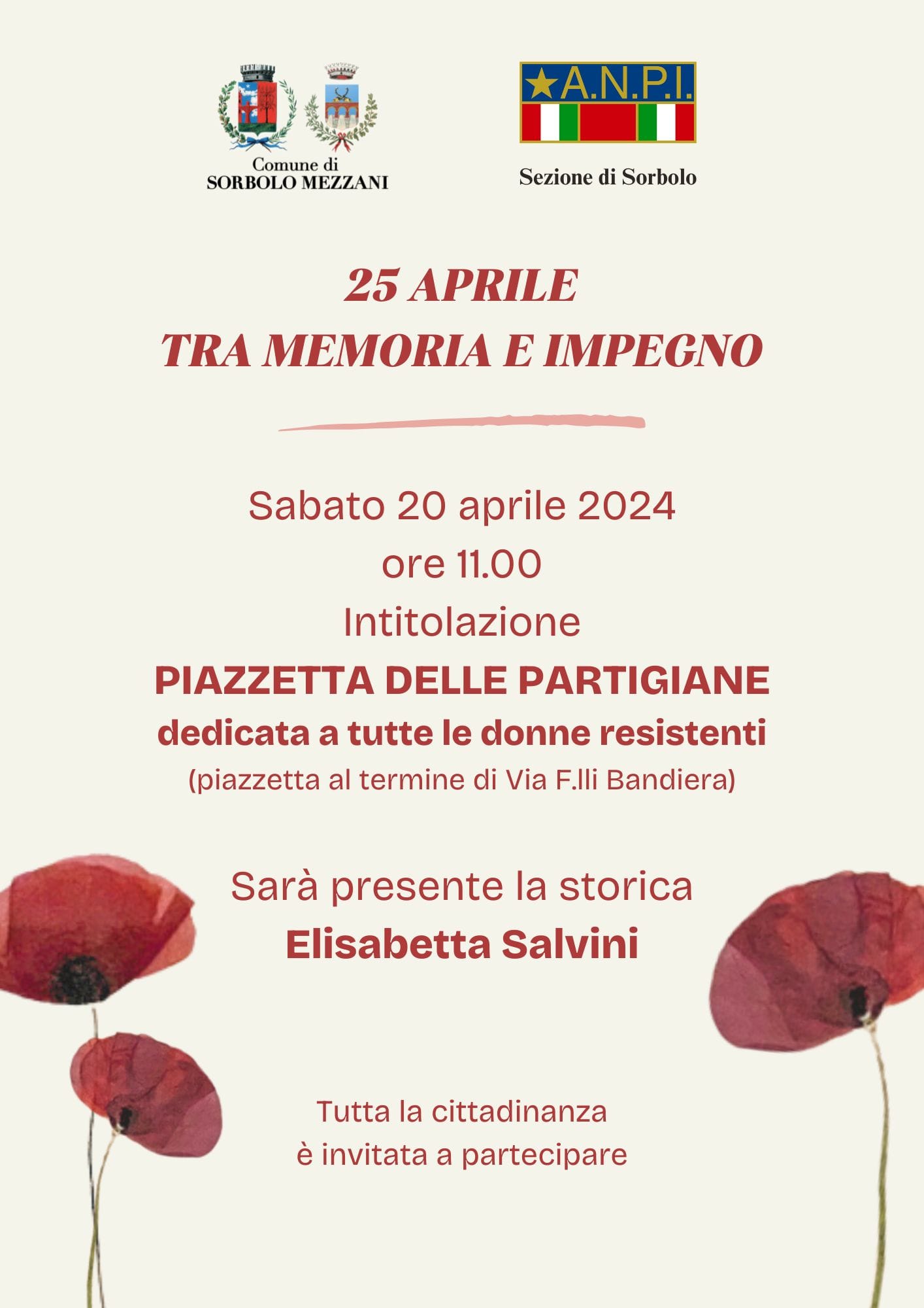 Intitolazione "Piazzetta delle Partigiane"