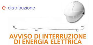 Interruzione energia elettrica martedi' 2 maggio