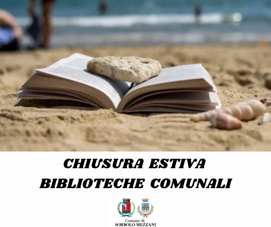 Chiusura estiva delle biblioteche comunali 