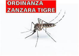 ORDINANZA PER LA PREVENZIONE ED IL CONTROLLO DELLE MALATTIE TRASMESSE DA INSETTI VETTORI E, IN PARTICOLARE, DA ZANZARA TIGRE e ZANZARA COMUNE 